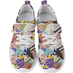 Digital Paper Scrapbooking Abstract Men s Velcro Strap Shoes