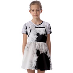 Almond Bread Apple Males Mathematics Kids  Short Sleeve Pinafore Style Dress by Ravend