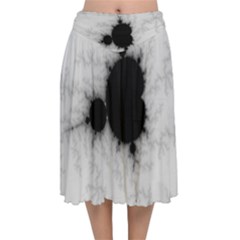 Almond Bread Quantity Apple Males Velvet Flared Midi Skirt