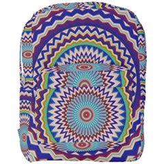 Kaleidoscope Geometric Circles Full Print Backpack