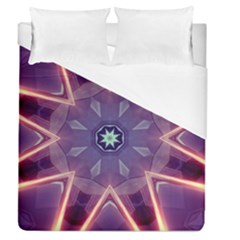 Abstract Glow Kaleidoscopic Light Duvet Cover (queen Size)