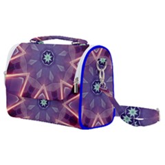 Abstract Glow Kaleidoscopic Light Satchel Shoulder Bag by Ravend