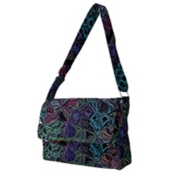 Background Pattern Texture Design Full Print Messenger Bag (l)