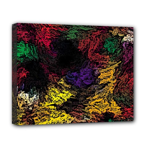 Abstract Painting Colorful Deluxe Canvas 20  X 16  (stretched) by Ravend