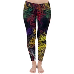 Abstract Painting Colorful Classic Winter Leggings