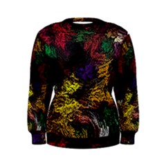 Abstract Painting Colorful Women s Sweatshirt