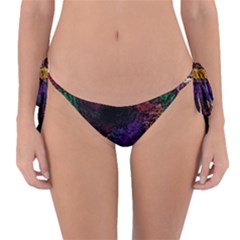 Abstract Painting Colorful Reversible Bikini Bottoms