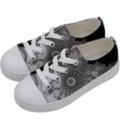 Apple Males Almond Bread Abstract Kids  Low Top Canvas Sneakers by Ravend