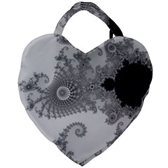 Apple Males Almond Bread Abstract Giant Heart Shaped Tote by Ravend