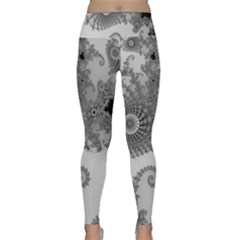 Apple Males Almond Bread Abstract Lightweight Velour Classic Yoga Leggings