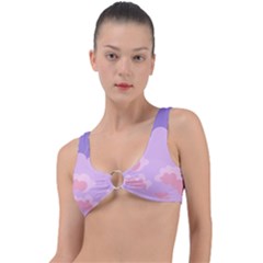 Sky Nature Sunset Clouds Space Fantasy Sunrise Ring Detail Bikini Top