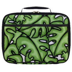 Leaves Nature Monstera Seamless Pattern Repeating Full Print Lunch Bag