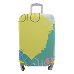 Plants Leaves Border Frame Wallpaper Background Luggage Cover (small) by Ravend