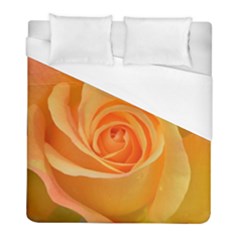 Flower Plant Rose Nature Garden Orange Macro Duvet Cover (Full/ Double Size)