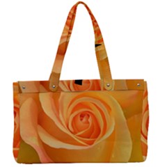 Flower Plant Rose Nature Garden Orange Macro Canvas Work Bag