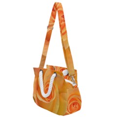 Flower Plant Rose Nature Garden Orange Macro Rope Handles Shoulder Strap Bag