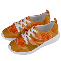 Flower Plant Rose Nature Garden Orange Macro Women s Lightweight Sports Shoes