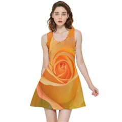 Flower Plant Rose Nature Garden Orange Macro Inside Out Reversible Sleeveless Dress