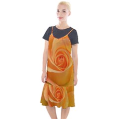 Flower Plant Rose Nature Garden Orange Macro Camis Fishtail Dress