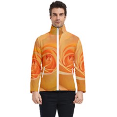 Flower Plant Rose Nature Garden Orange Macro Men s Bomber Jacket