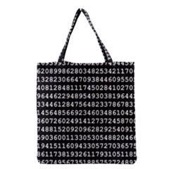 Pi Circle Diameter Circumference Ratio Radius Grocery Tote Bag