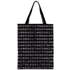 Pi Circle Diameter Circumference Ratio Radius Zipper Classic Tote Bag