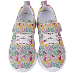 Leaves Colorful Leaves Seamless Design Leaf Women s Velcro Strap Shoes by Ravend