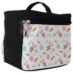 Easter Bunny Pattern Hare Easter Bunny Easter Egg Make Up Travel Bag (big)
