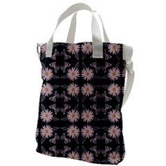 Flowers Daisies Spring Summer Bloom Botanical Canvas Messenger Bag