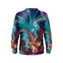 Feather Fractal Artistic Design Conceptual Kids  Sweatshirt View2