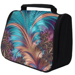 Feather Fractal Artistic Design Conceptual Full Print Travel Pouch (big)