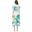 Ai Generated Waves Ocean Sea Tsunami Nautical Art High Low Boho Dress View2