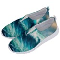 Ai Generated Waves Ocean Sea Tsunami Nautical Painting No Lace Lightweight Shoes View2