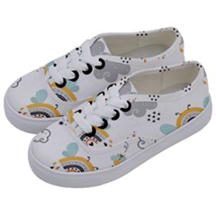 Art Pattern Design Wallpaper Background Print Kids  Classic Low Top Sneakers by Ravend