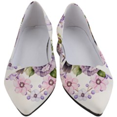 Hummingbird In Floral Heart Women s Block Heels  by augustinet