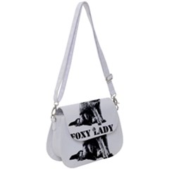 Foxy Lady Concept Illustration Saddle Handbag by dflcprintsclothing