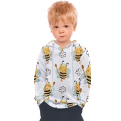 Art Bee Pattern Design Wallpaper Background Kids  Overhead Hoodie