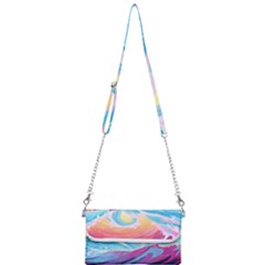 Ai Generated Waves Ocean Sea Tsunami Nautical Mini Crossbody Handbag