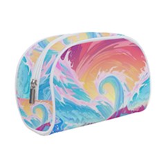 Ai Generated Waves Ocean Sea Tsunami Nautical Make Up Case (small) by Ravend
