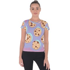 Cookies Chocolate Chips Chocolate Cookies Sweets Short Sleeve Sports Top 