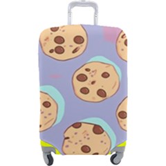 Cookies Chocolate Chips Chocolate Cookies Sweets Luggage Cover (large)