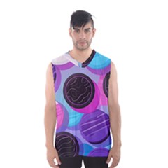 Cookies Chocolate Cookies Sweets Snacks Baked Goods Men s Basketball Tank Top