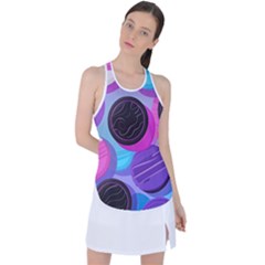 Cookies Chocolate Cookies Sweets Snacks Baked Goods Racer Back Mesh Tank Top