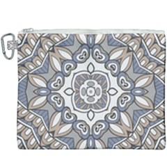 Flower Art Decorative Mandala Pattern Ornamental Canvas Cosmetic Bag (xxxl)