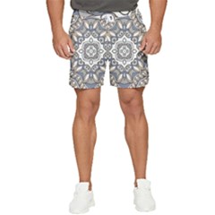 Flower Art Decorative Mandala Pattern Ornamental Men s Runner Shorts