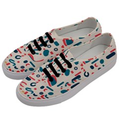Shapes Pattern  Men s Classic Low Top Sneakers