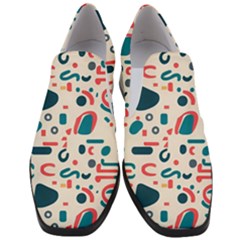 Shapes Pattern  Women Slip On Heel Loafers by Sobalvarro