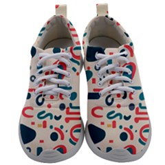 Shapes Pattern  Mens Athletic Shoes by Sobalvarro