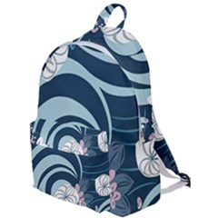Flowers Pattern Floral Ocean Abstract Digital Art The Plain Backpack by Ravend
