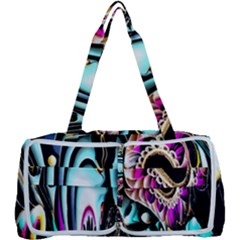 Garden Flower Nature Digital Art Abstract Multi Function Bag